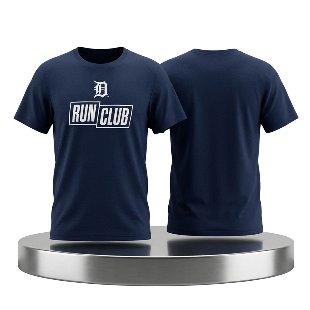 Detroit Tigers Run Club 2026 Shirt Tigers Merch Gifts For Baseball Fans - Kdjoy
