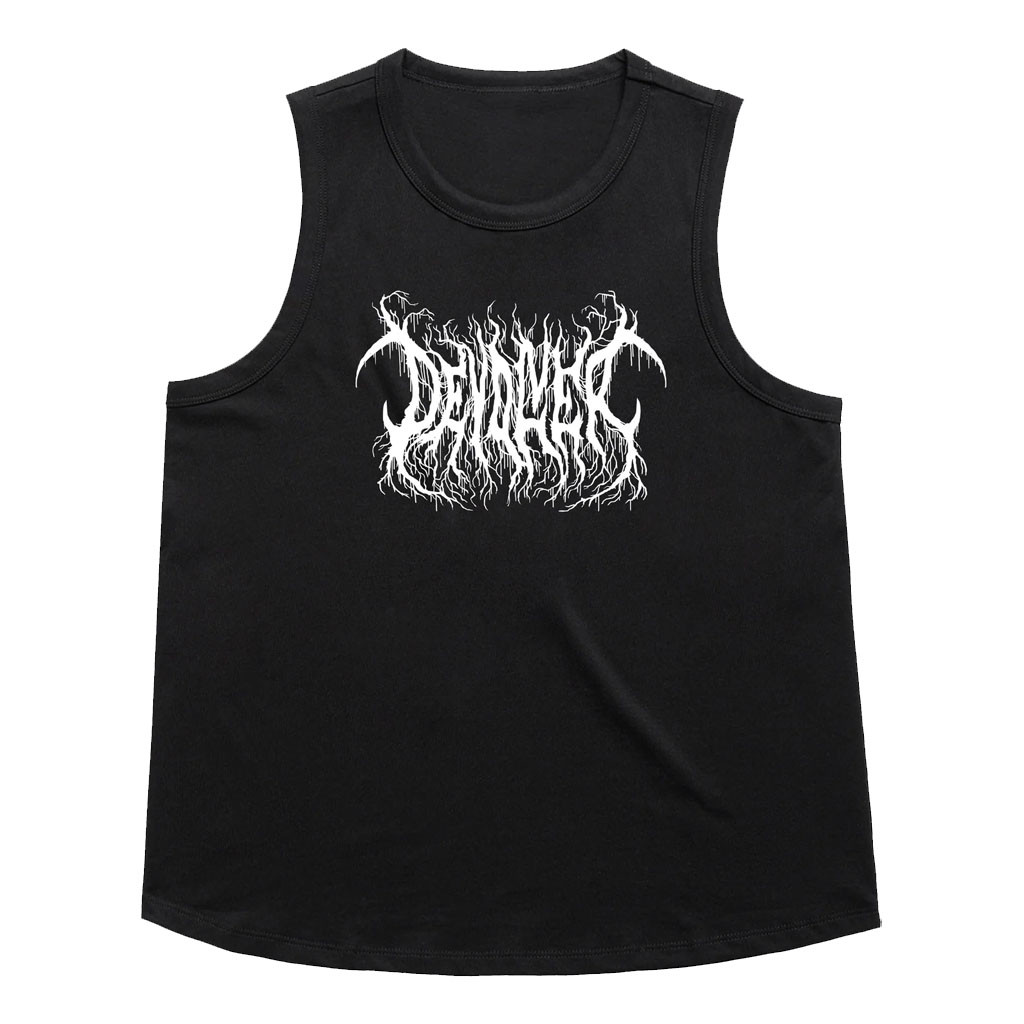 Devolver Digital Merch 2026 Devolver Black Metal Logo Tank Top Present For Friends - Kdjoy Devolver Digital Merch 2026 Devolver Black Metal Logo Tank Top Present For Friends - Kdjoy