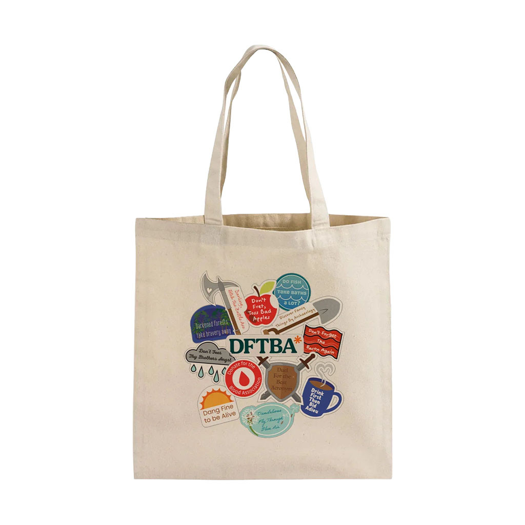 DFTBA Merch 2026 DFTBA Sticker Tote Bag Birthday Gift Ideas For Sisters - Kdjoy DFTBA Merch 2026 DFTBA Sticker Tote Bag Birthday Gift Ideas For Sisters - Kdjoy
