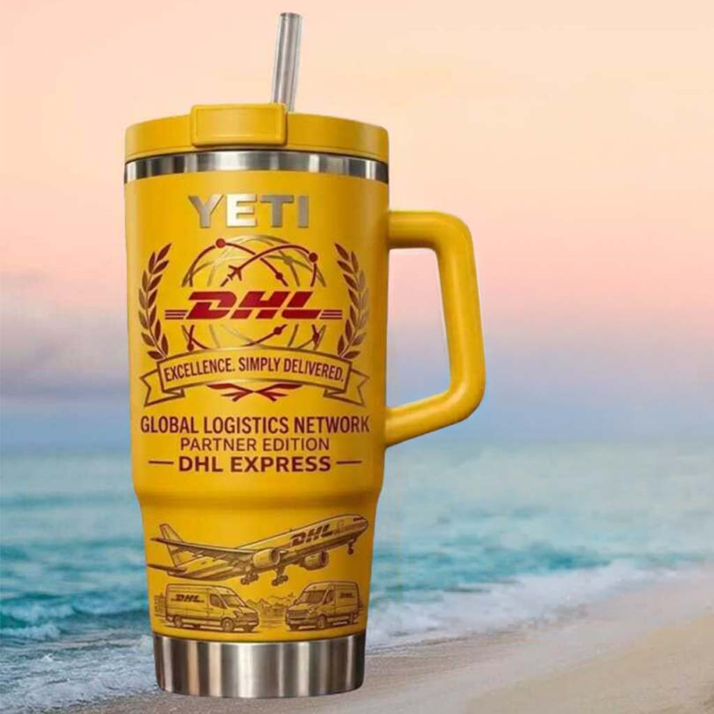 DHL Express Global Logistics Network Partner Tumbler Logistics Gifts - Kdjoy