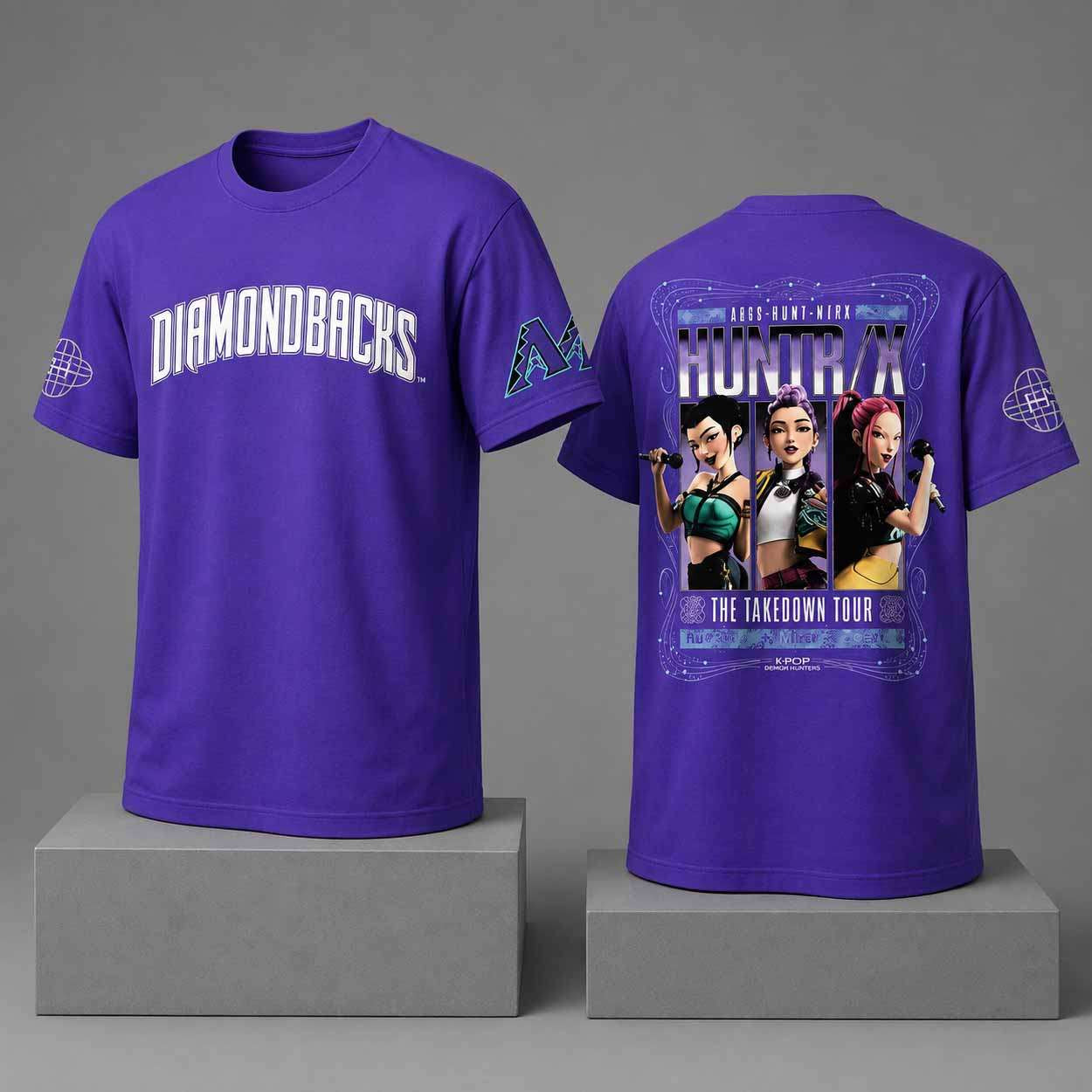 Diamondbacks KPop Demon Hunters Shirt 2026 Arizona Diamondbacks Merch Gifts For Her - Kdjoy