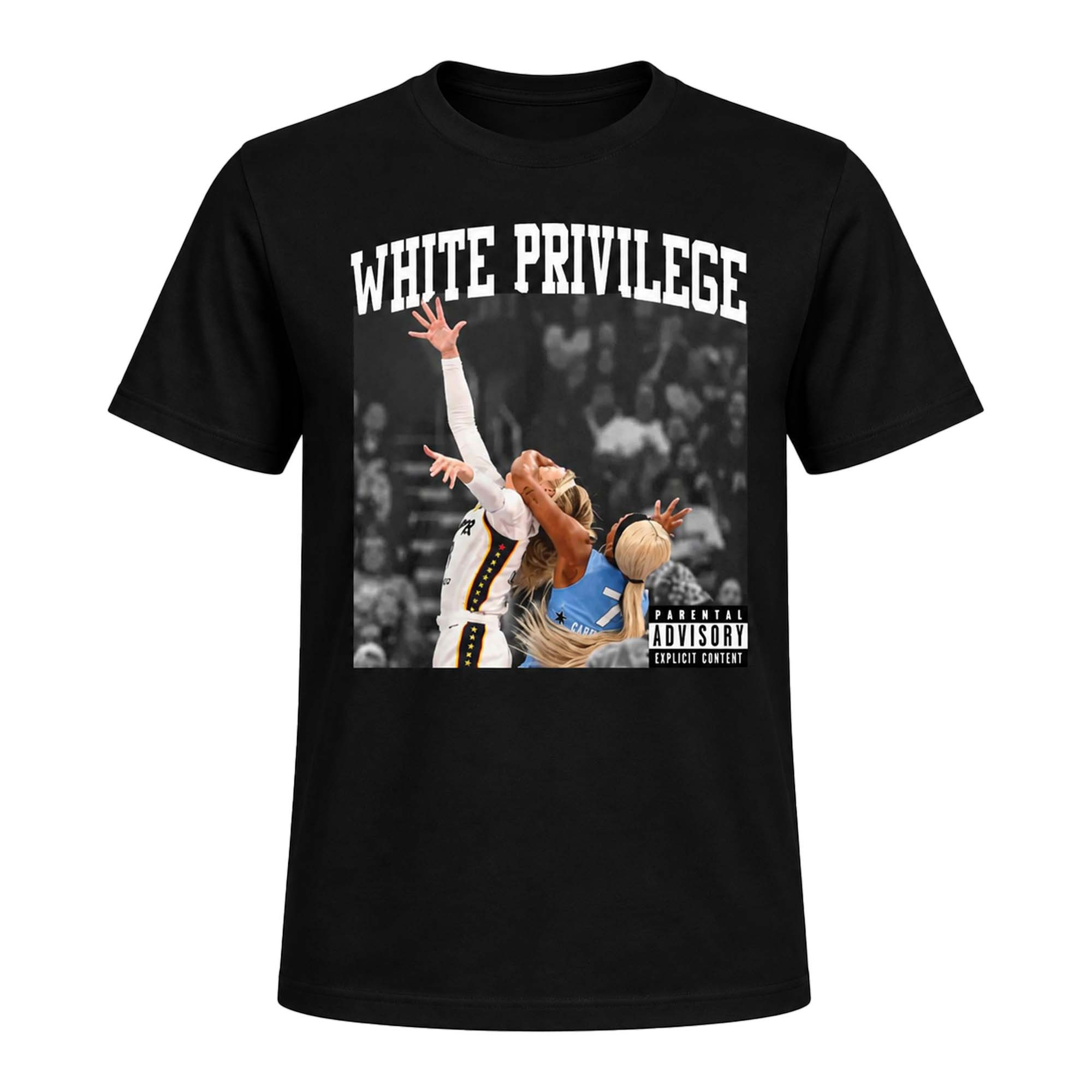 DiJonai Carrington White Privilege Shirt Chicago Sky Merch Gifts For Basketball Fan - Kdjoy DiJonai Carrington White Privilege Shirt Chicago Sky Merch Gifts For Basketball Fan - Kdjoy