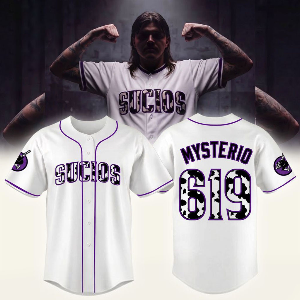 Dirty Dominik Mysterio King Of The Luchadores El Sucio De Los Sucios Baseball Jersey Fan Merch - Kdjoy Dirty Dominik Mysterio King Of The Luchadores El Sucio De Los Sucios Baseball Jersey Fan Merch - Kdjoy