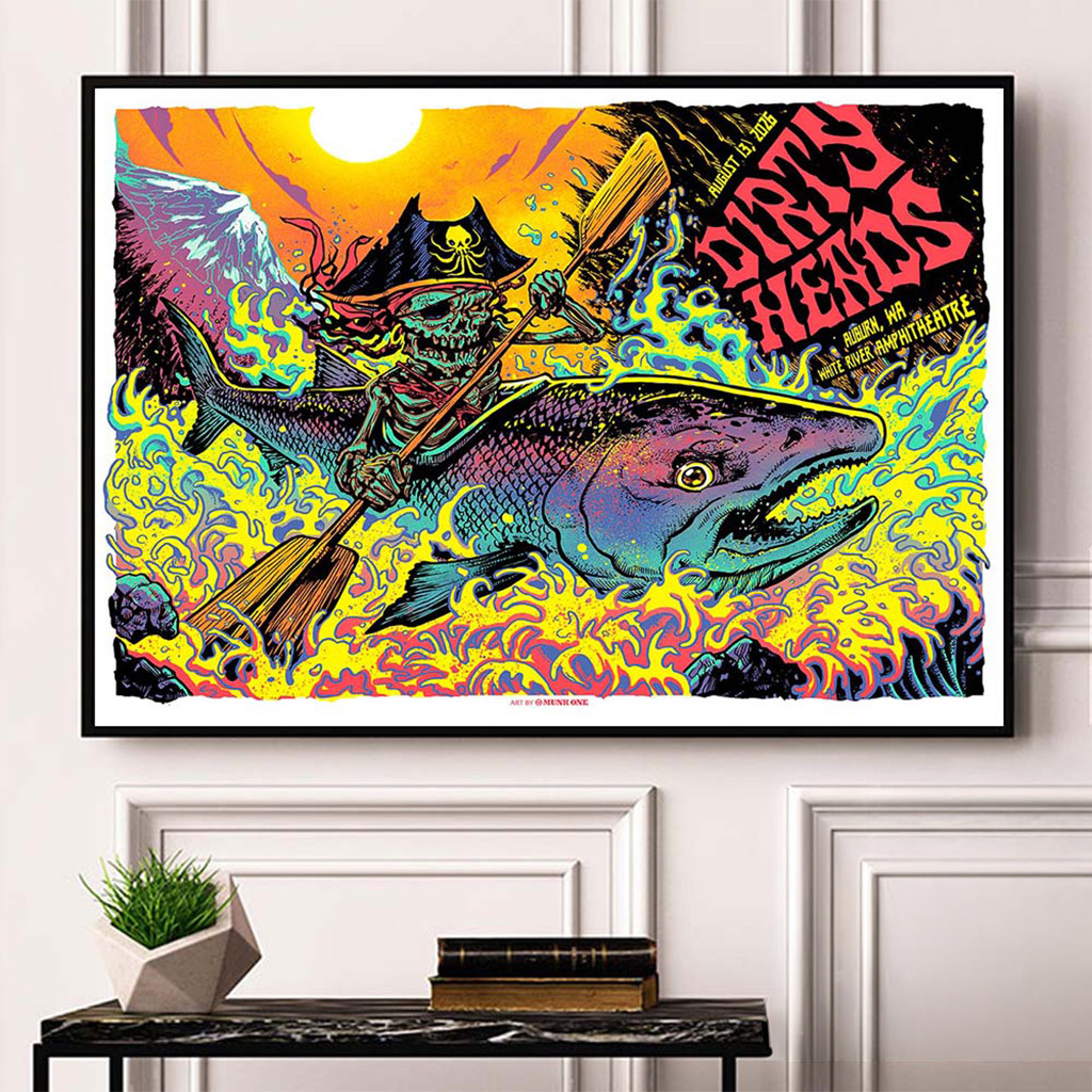 Dirty Heads Auburn WA 2026 Event Poster Dirty Heads Merch Wall Hangings For Living Room - Kdjoy Dirty Heads Auburn WA 2026 Event Poster Dirty Heads Merch Wall Hangings For Living Room - Kdjoy