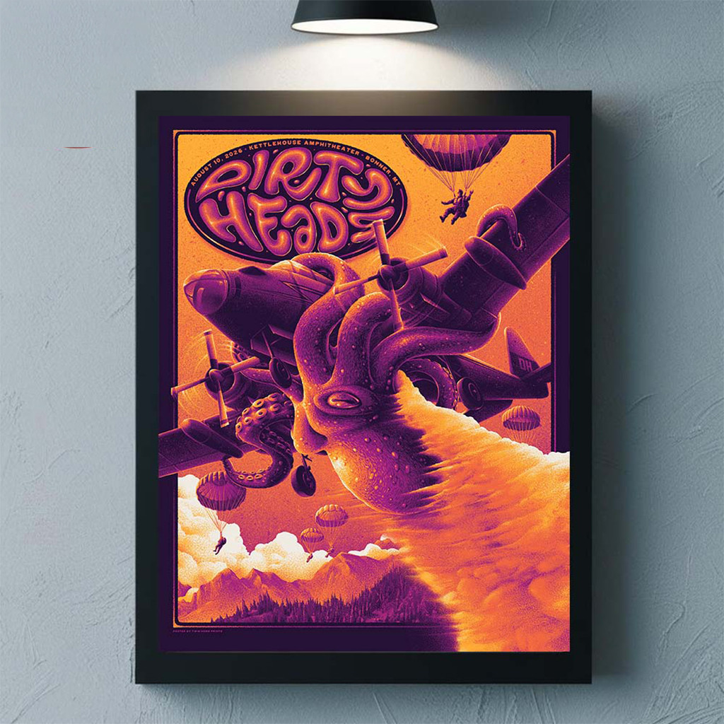 Dirty Heads Bonner MT 2026 Event Poster At Kettlehouse Amphitheater Home Decor Dirty Heads Merch - Kdjoy