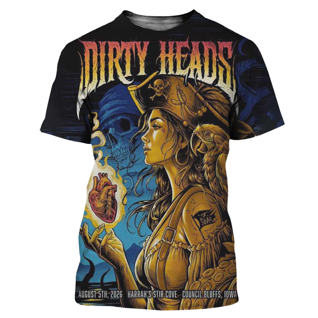 Dirty Heads Council Bluffs Iowa 2026 Shirt Dirty Heads Merch Best Gifts For Music Lovers - Kdjoy