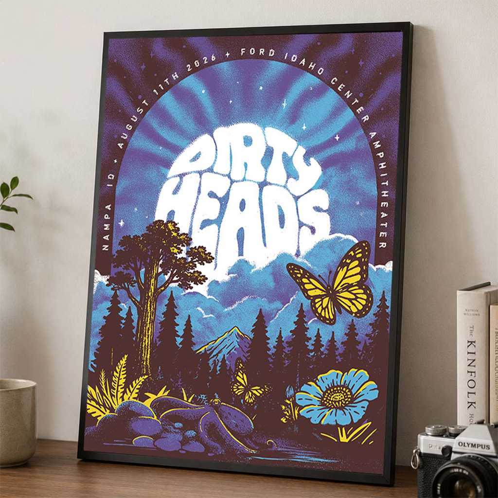 Dirty Heads Nampa ID 2026 Gig Poster Dirty Heads Merch Wall Art For Bedroom - Kdjoy