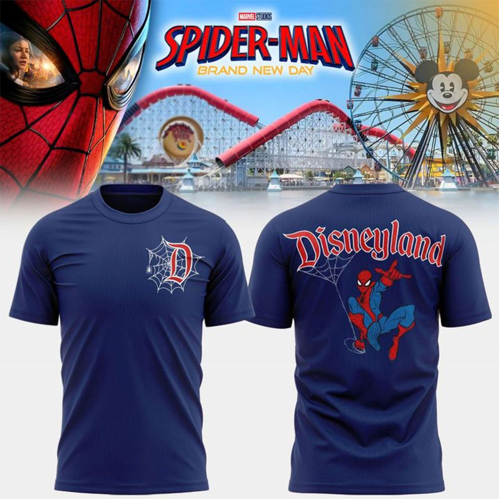Disneyland X Spider-Man Brand New Day T-Shirt 2026 Spider-Man Merch Best Gift For Son - Kdjoy Disneyland X Spider-Man Brand New Day T-Shirt 2026 Spider-Man Merch Best Gift For Son - Kdjoy
