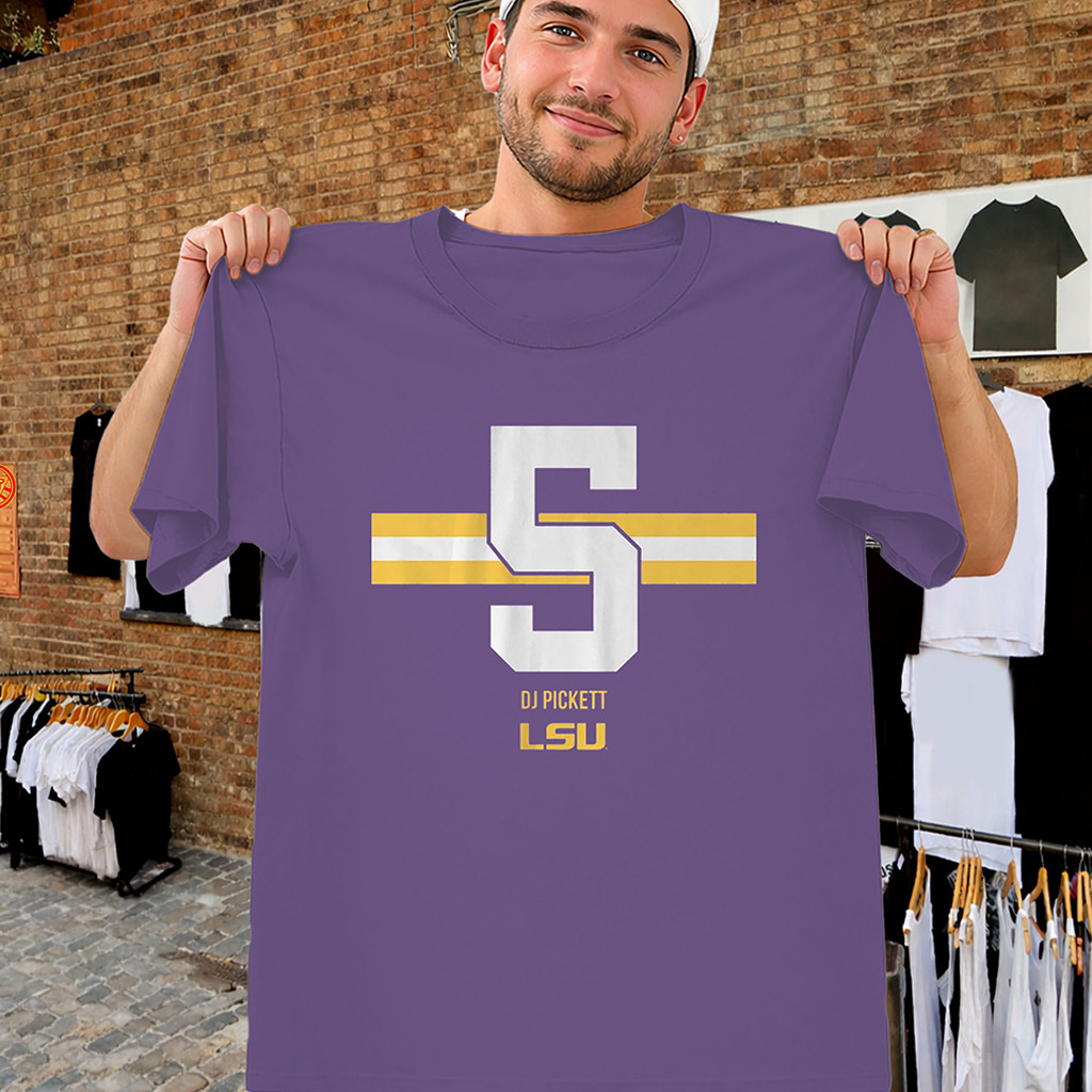 DJ Pickett LSU Shirt #5 LSU Tigers Football Player Tee Tigers Merch Gifts For Fans - Kdjoy DJ Pickett LSU Shirt #5 LSU Tigers Football Player Tee Tigers Merch Gifts For Fans - Kdjoy