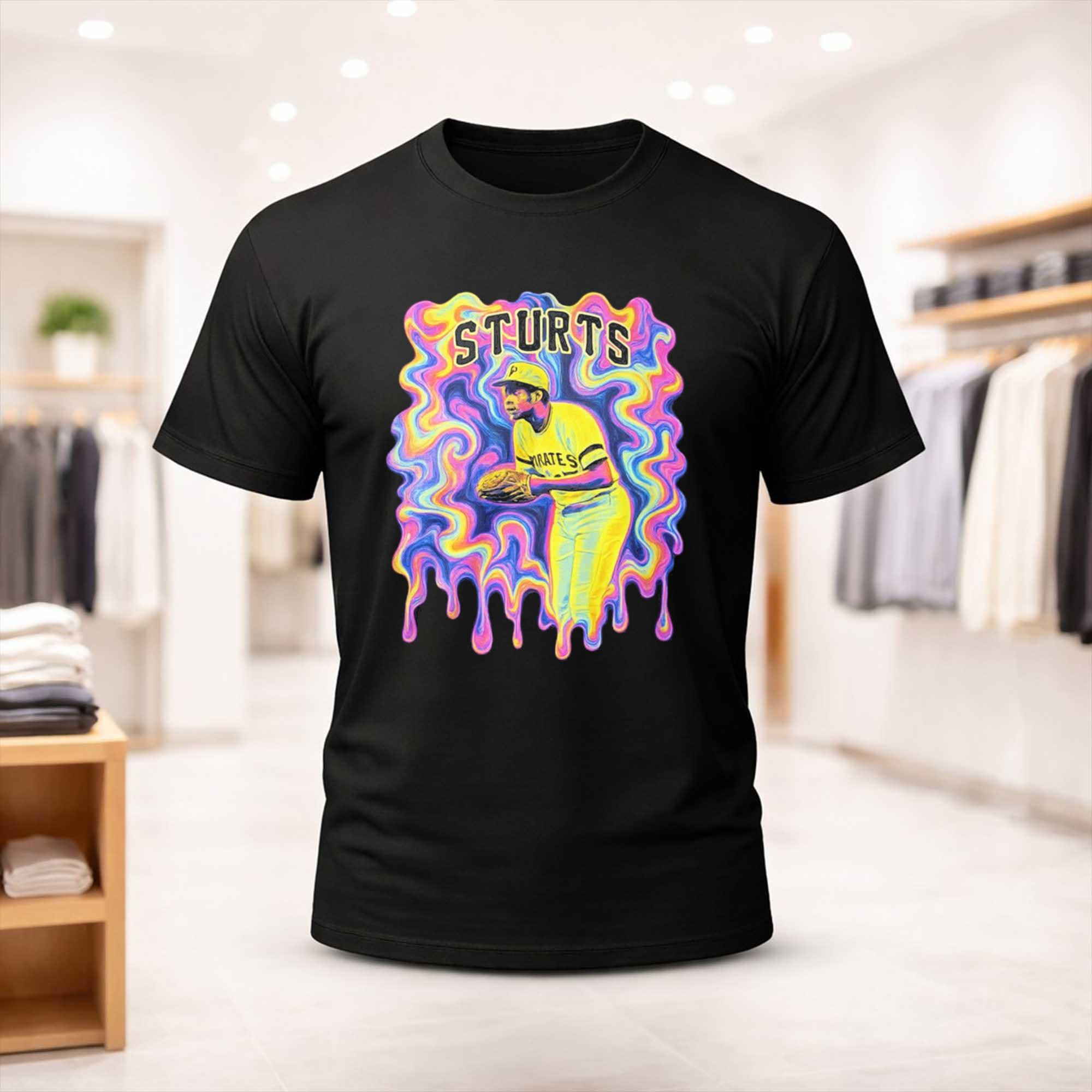 Dock Ellis Pirates Sturts Baseball Shirt Pittsburgh Pirates Merch Gifts For Baseball Fans - Kdjoy