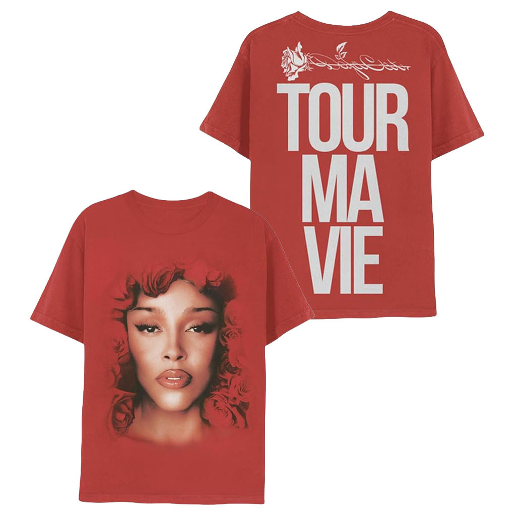 Doja Cat Merch 2026 Doja Cat Tour Ma Vie Roses T-Shirt Gift Ideas For Rap Lovers - Kdjoy Doja Cat Merch 2026 Doja Cat Tour Ma Vie Roses T-Shirt Gift Ideas For Rap Lovers - Kdjoy