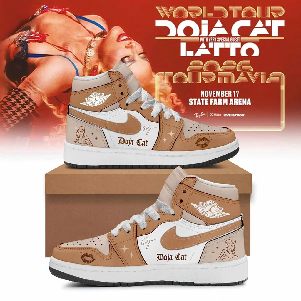 Doja Cat World Tour 2026 Signature Sneakers Doja Cat Merch Best Gift For Rap Fans - Kdjoy