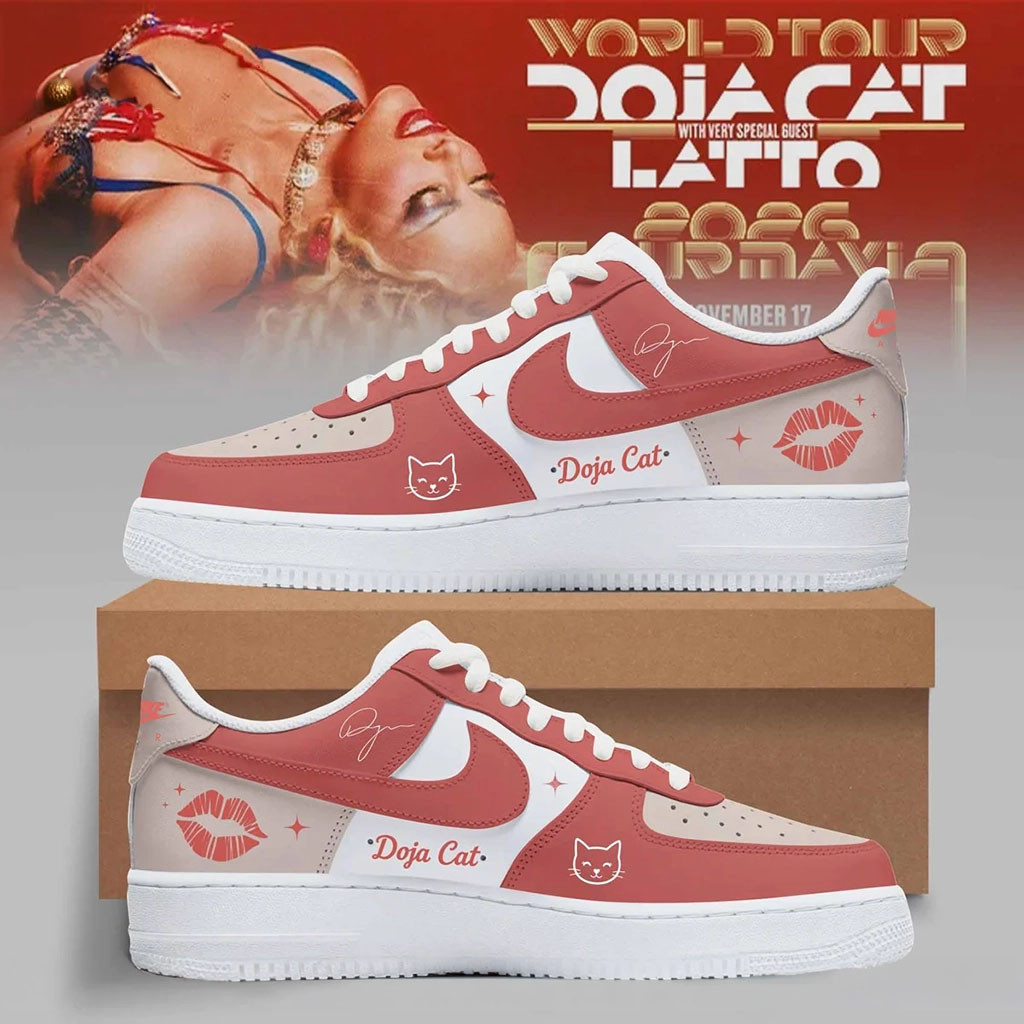 Doja Cat World Tour 2026 Sneakers Cute Cat Shoes Doja Cat Merch Best Gift For Music Lovers - Kdjoy