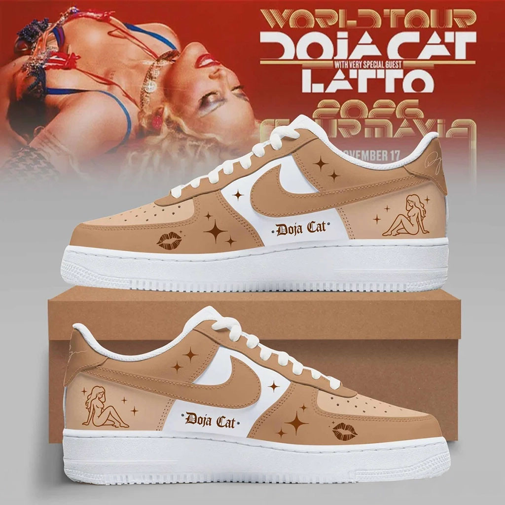 Doja Cat World Tour 2026 Sneakers Doja Cat Merch Unique Birthday Gift For Rap Fans - Kdjoy Doja Cat World Tour 2026 Sneakers Doja Cat Merch Unique Birthday Gift For Rap Fans - Kdjoy