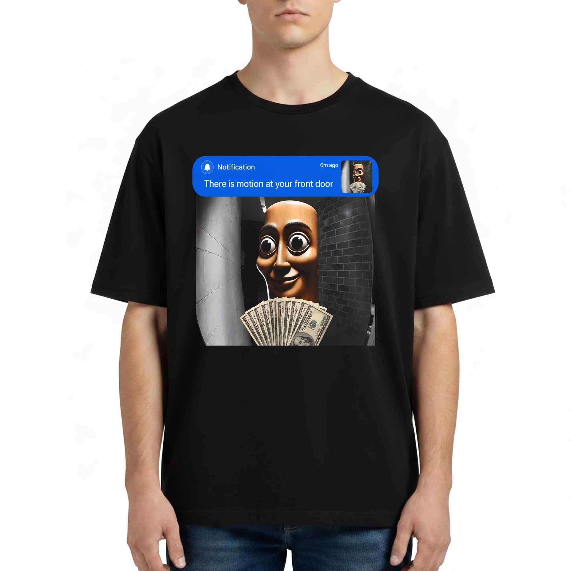 Dominic Niman There Is Motion At Your Front Door Tung Tung Tung Sahur Shirt Friends Gifts - Kdjoy Dominic Niman There Is Motion At Your Front Door Tung Tung Tung Sahur Shirt Friends Gifts - Kdjoy