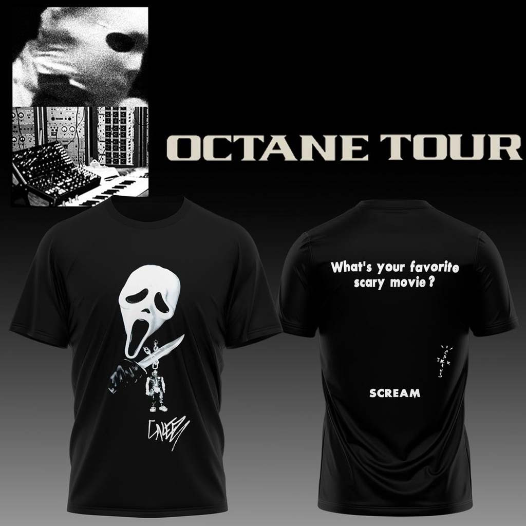 Don Toliver Merch Octane 2026 Don Toliver X Scream X CJ Favorite Scary Movie T-Shirt Fan Gear - Kdjoy Don Toliver Merch Octane 2026 Don Toliver X Scream X CJ Favorite Scary Movie T-Shirt Fan Gear - Kdjoy