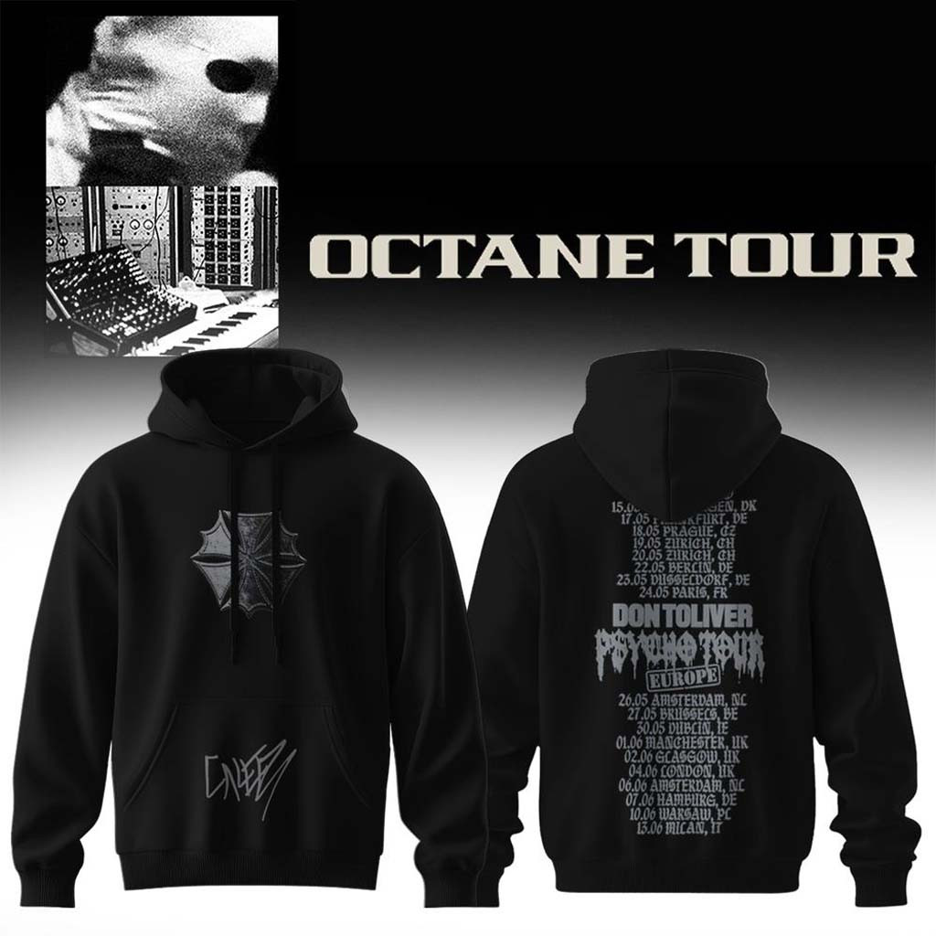 Don Toliver Merch Octane 2026 DT Psycho Tour Emblem Hoodie Present For Music Fans - Kdjoy