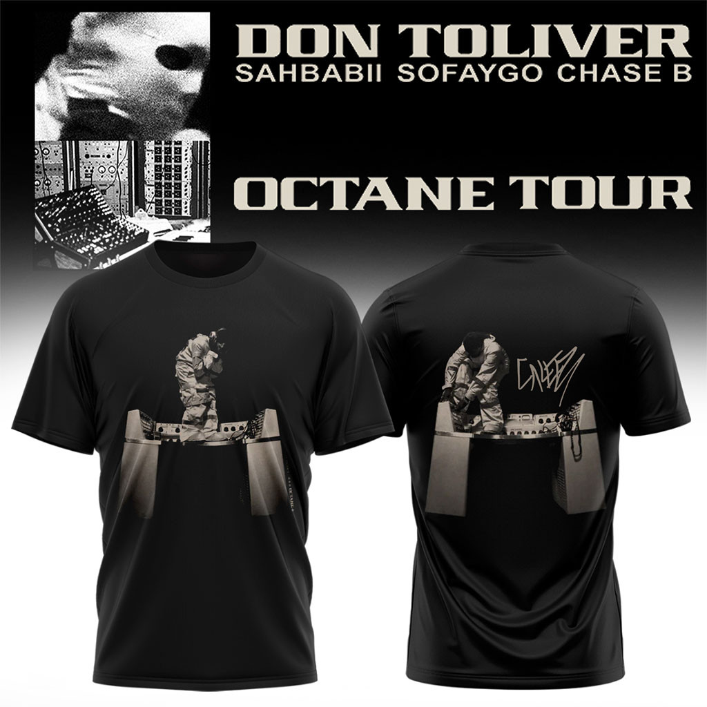 Don Toliver Merch Octane Tour Signed T-Shirt 2026 Don Toliver Concert Merch Hip Hop Fan Gifts - Kdjoy