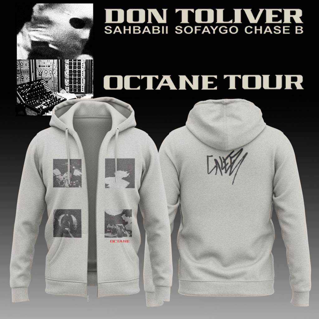 Don Toliver Merch Octane Tour Zip Hoodie Signed Don Toliver Concert Merch 2026 Gift For Fans - Kdjoy