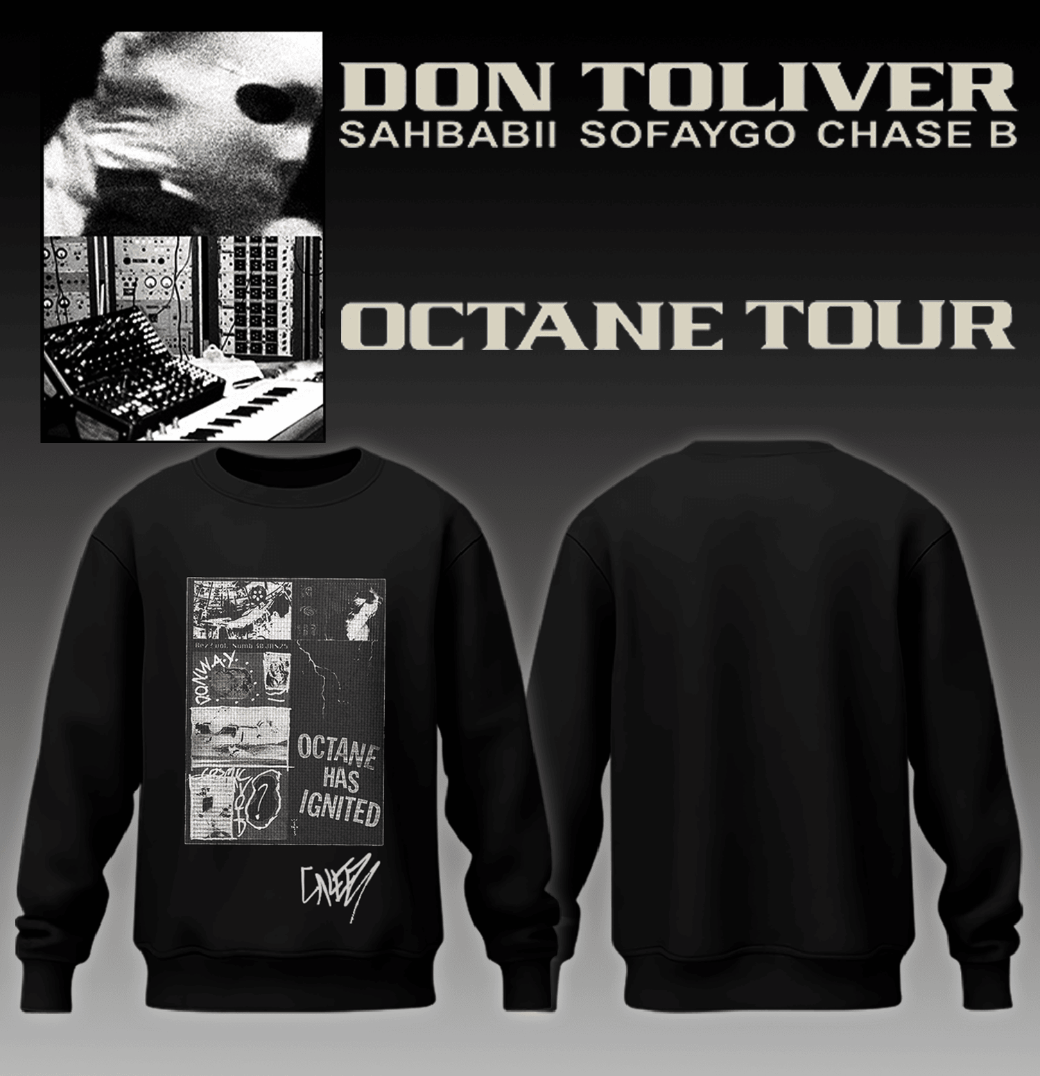 Don Toliver Octane Tour Merch Octane Has Ignited Sweatshirt Don Toliver Fans Gifts - Kdjoy