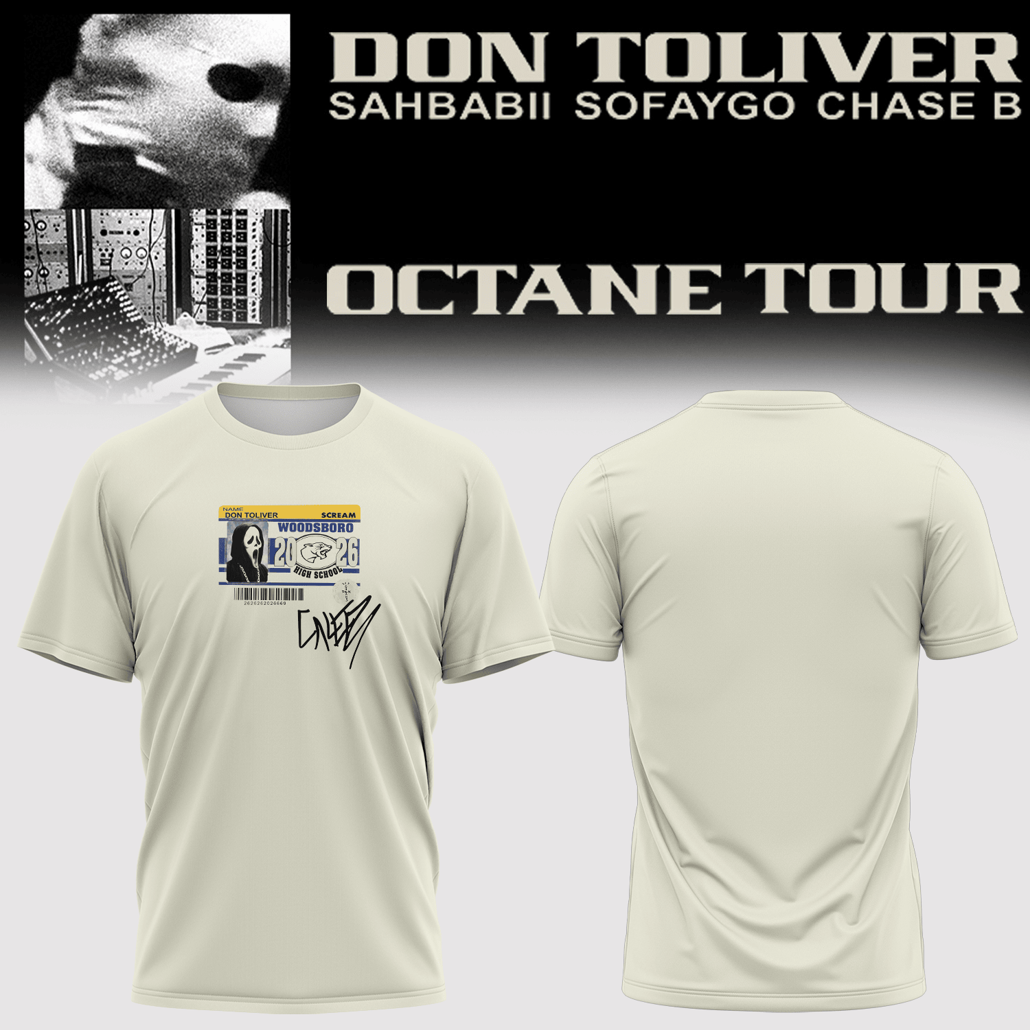 Don Toliver Octane Tour Merch Signed Shirt Rock Concert Clothes Don Toliver Fans Gifts - Kdjoy