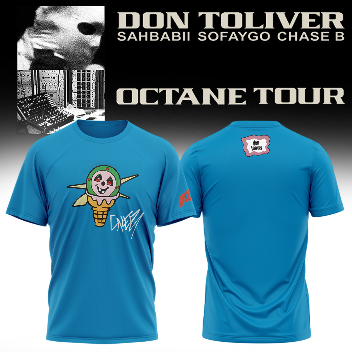Don Toliver Octane Tour Merch X Ice Cream X Reebok Shirt Don Toliver Fans Gifts - Kdjoy Don Toliver Octane Tour Merch X Ice Cream X Reebok Shirt Don Toliver Fans Gifts - Kdjoy