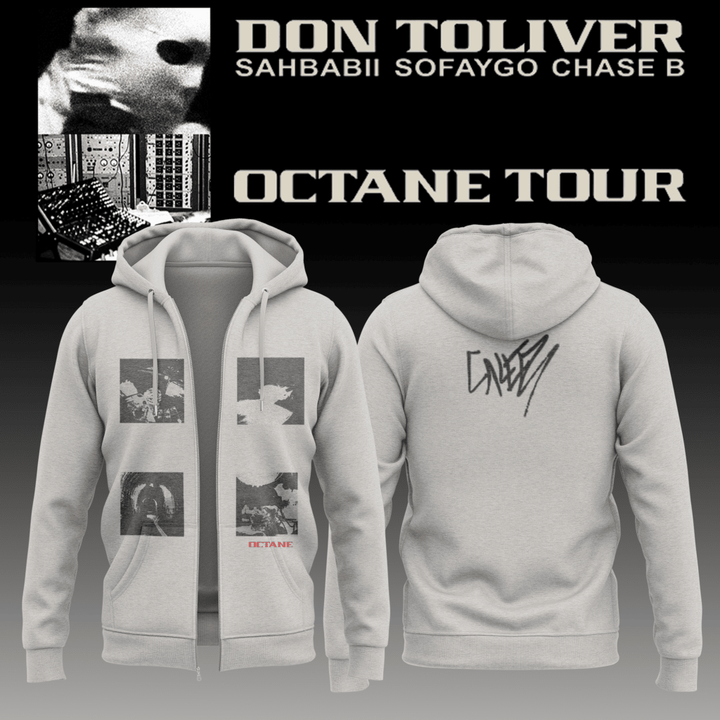 Don Toliver Octane Tour Signature Zip Hoodie Concert Clothes Gifts For Don Toliver Fans - Kdjoy Don Toliver Octane Tour Signature Zip Hoodie Concert Clothes Gifts For Don Toliver Fans - Kdjoy