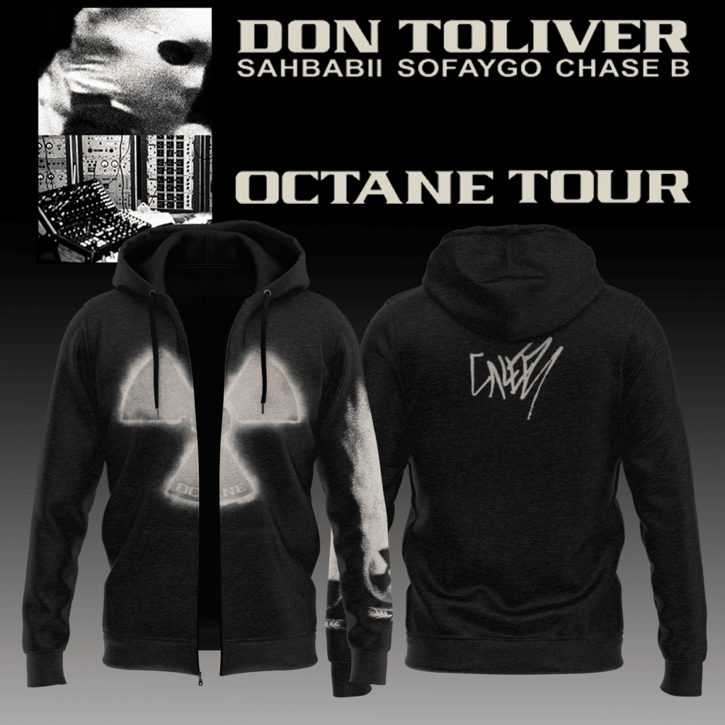 Don Toliver Octane Tour Signature Zip Hoodie Don Toliver Concert Apparel Gifts For Girlfriend - Kdjoy Don Toliver Octane Tour Signature Zip Hoodie Don Toliver Concert Apparel Gifts For Girlfriend - Kdjoy