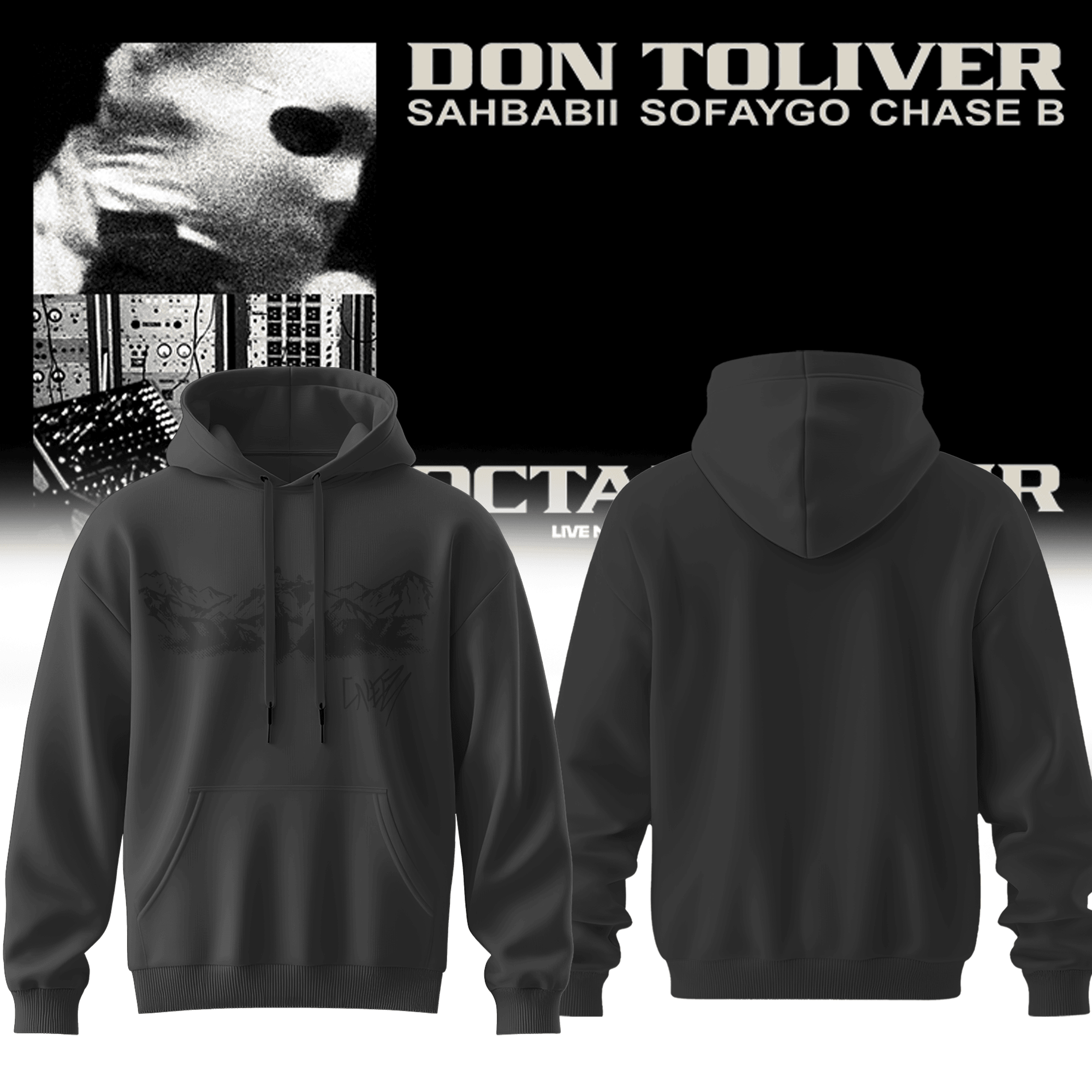 Don Toliver Octane Tour Signed Hoodie Concert Attire Rock Don Toliver Lovers Presents - Kdjoy