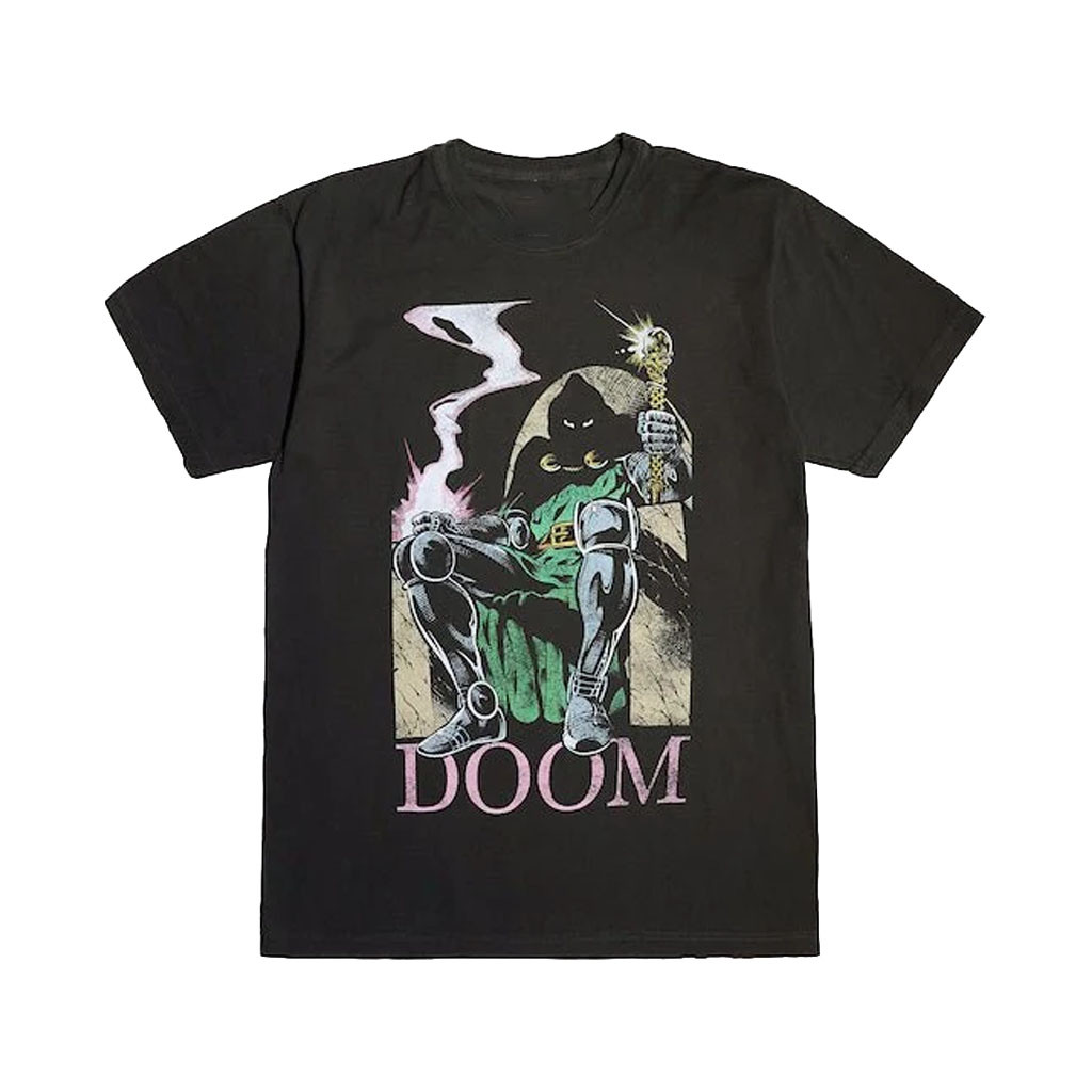 Dr Doom Merch 2026 Doctor Doom Shadows Vintage T-Shirt Marvel Fan Clothing Gift For Him - Kdjoy
