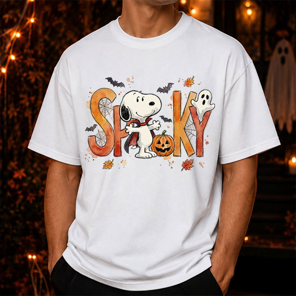 Dracula Snoopy Spooky Halloween T-Shirt Autumn Clothing Halloween Gift Ideas - Kdjoy Dracula Snoopy Spooky Halloween T-Shirt Autumn Clothing Halloween Gift Ideas - Kdjoy