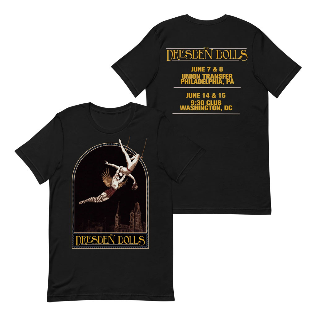Dresden Dolls Merch 2026 Dresden Dolls Reunited T-Shirt Philly And DC Shirt Gift For Music Fans - Kdjoy