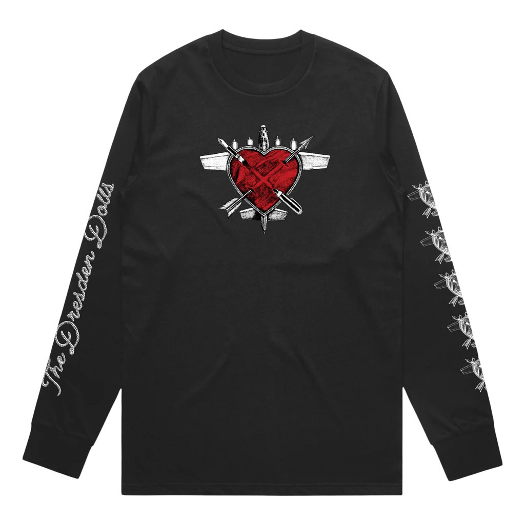 Dresden Dolls Merch 2026 Heartplane Long Sleeve Shirt Present For Music Lovers - Kdjoy Dresden Dolls Merch 2026 Heartplane Long Sleeve Shirt Present For Music Lovers - Kdjoy