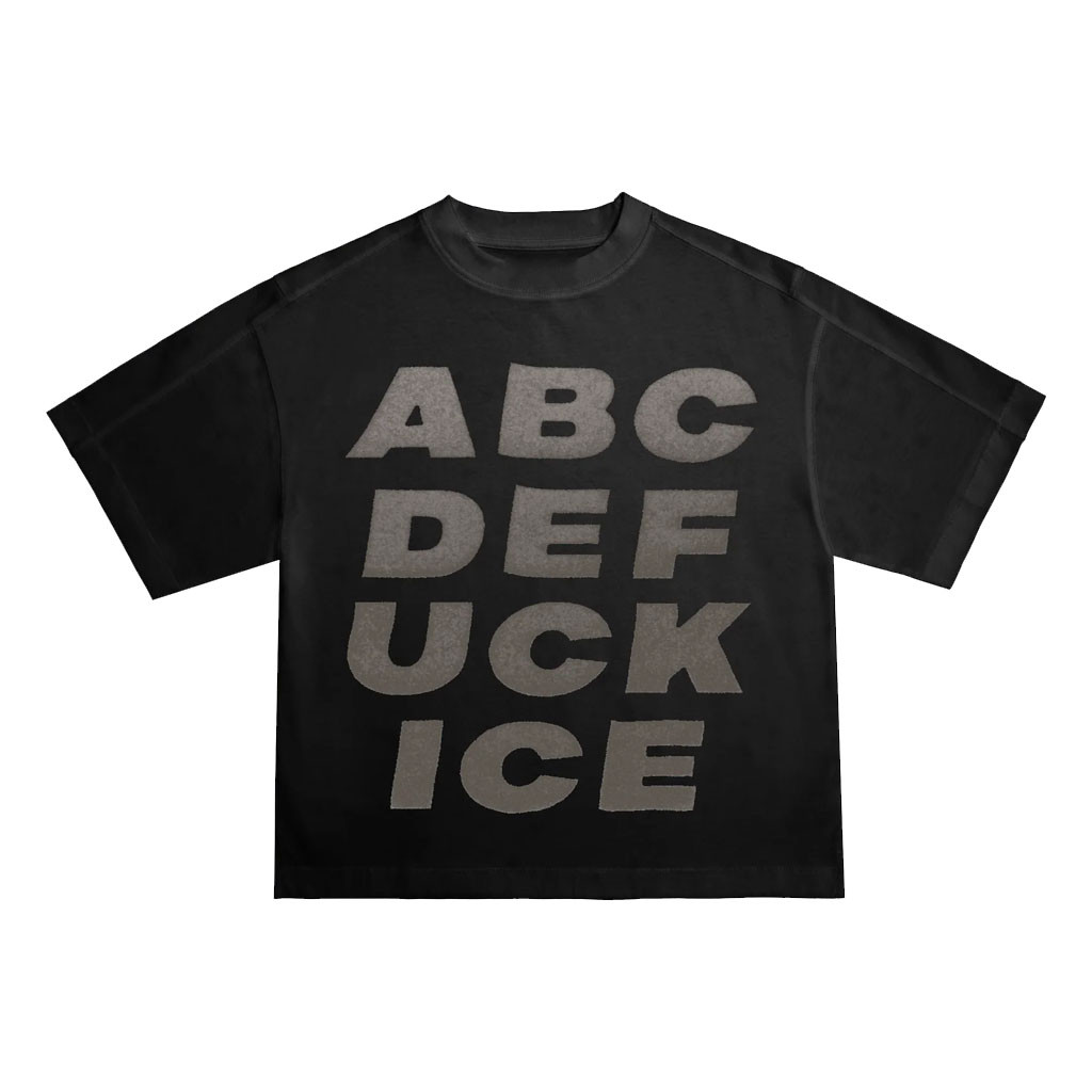 Drew Afualo Merch 2026 abcdeFUCK ICE T-Shirt Anti ICE Merch Political Gifts - Kdjoy