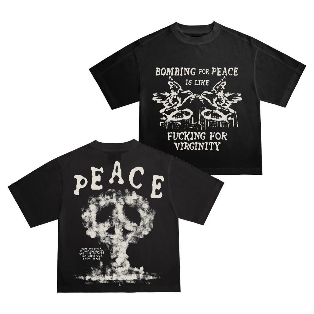 Drew Afualo Merch 2026 Bombing For Peace T-Shirt Fcking For Virginity Shirt Gift For Friends - Kdjoy