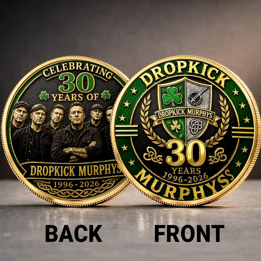Dropkick Murphys 30th Anniversary Commemorative Coin Dropkick Murphys Merch Fans Gifts - Kdjoy