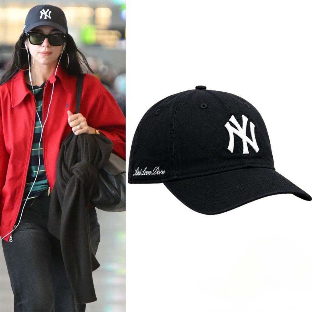 Dua Lipa Inspired Aime Leon Dore Yankees Logo Graphic Hat Embroidered New York Yankees Merch - Kdjoy Dua Lipa Inspired Aime Leon Dore Yankees Logo Graphic Hat Embroidered New York Yankees Merch - Kdjoy