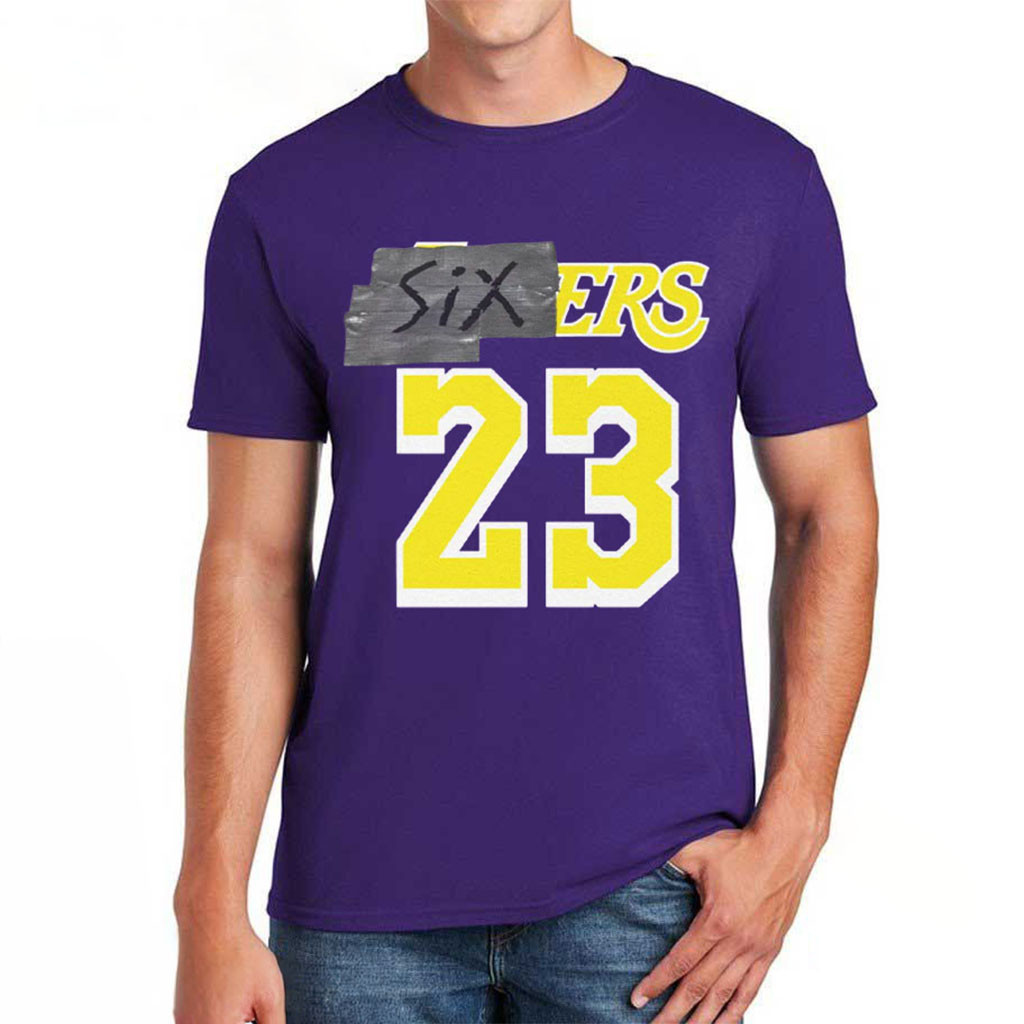 Duct Tape Sixers Lebron Basketball Philadelphia 76ers T-Shirt #23 Lebron James Merch Fan Gifts - Kdjoy