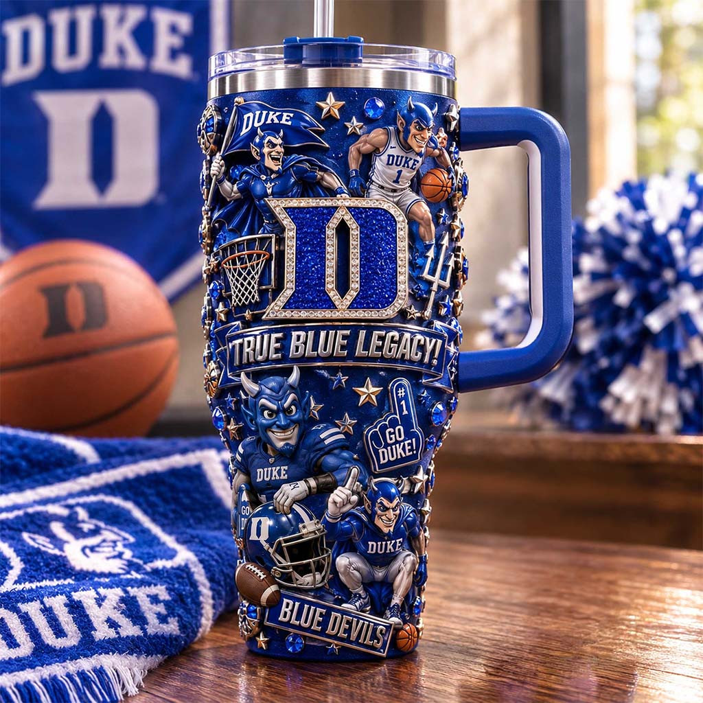 Duke Blue Devils Merch 2026 True Blue Legacy Tumbler Sport Fan Gear Gift For Brothers - Kdjoy