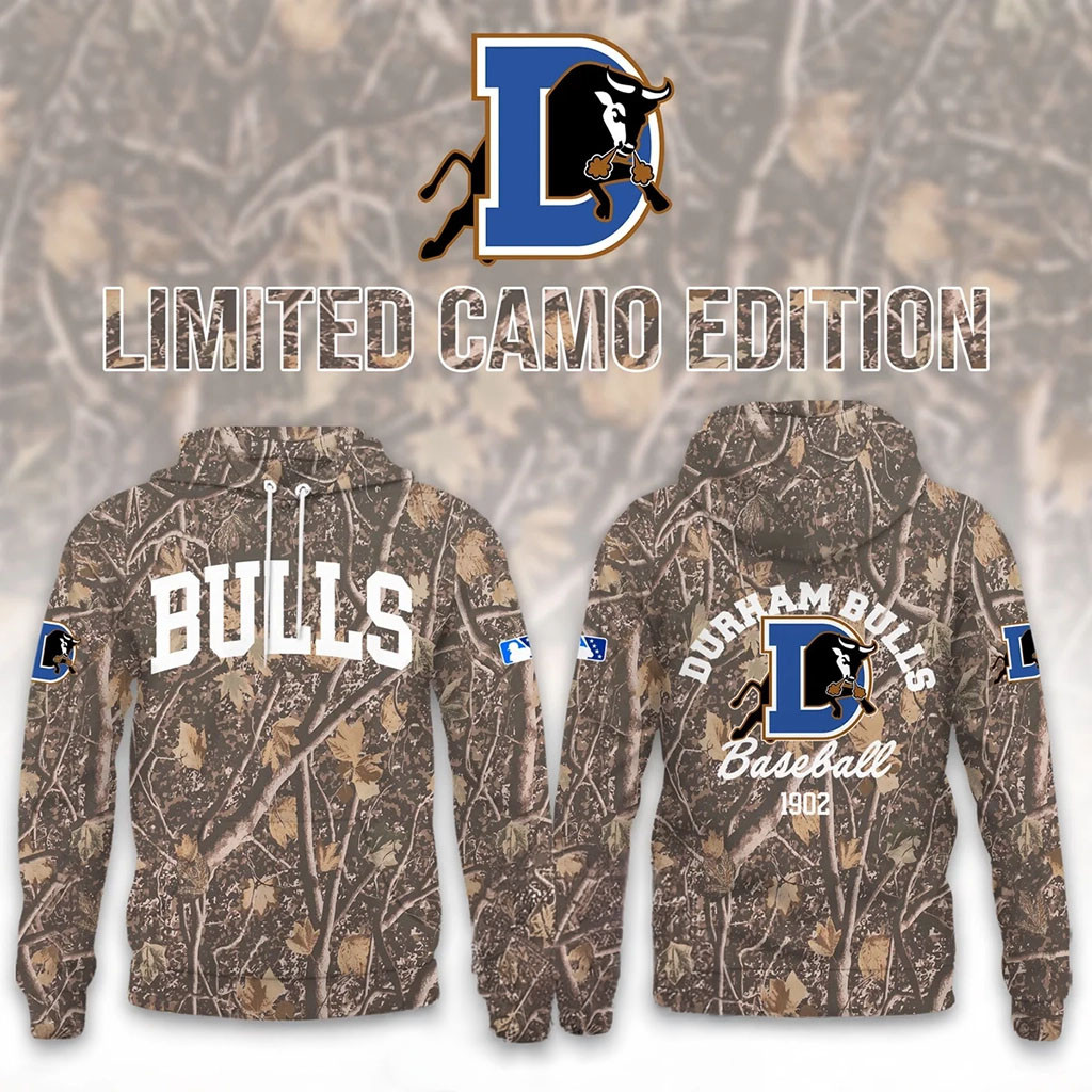 Durham Bulls 2026 Camo Hoodie Durham Bulls Baseball Merch Gift For Brothers - Kdjoy