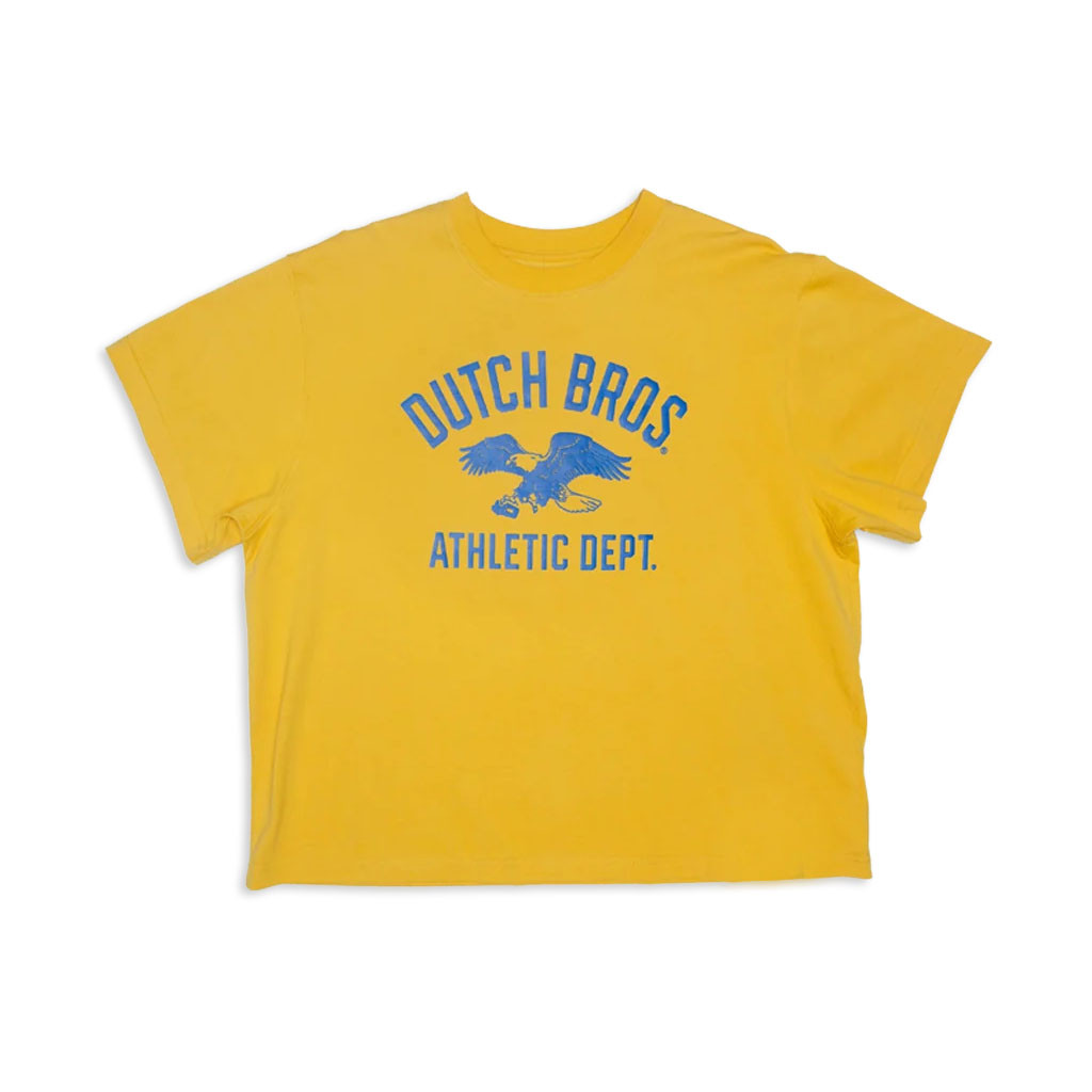 Dutch Bros Merch 2026 Golden Eagle Crop Top Best Birthday Gift For Girlfriend - Kdjoy