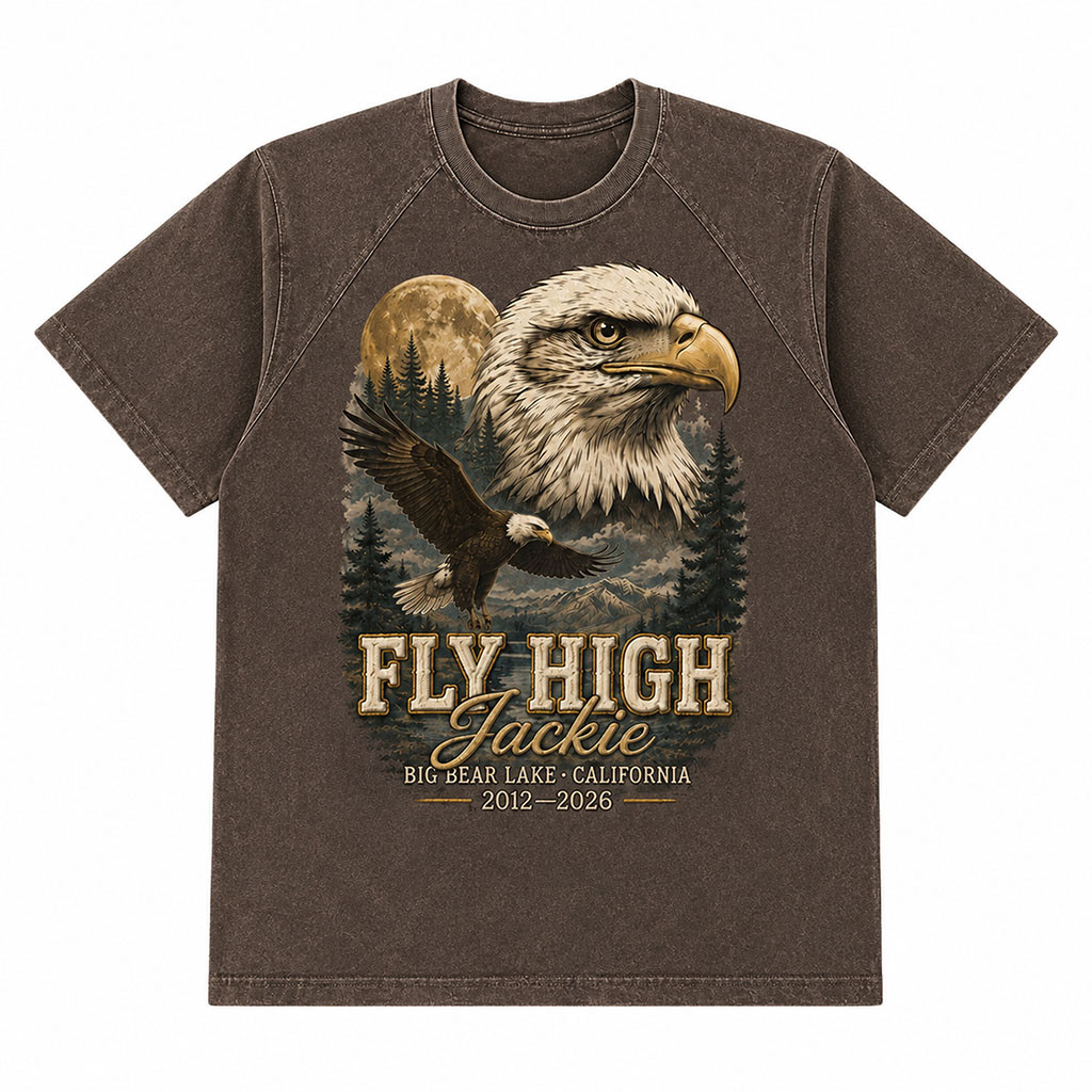 Eagle Fly High Jackie Big Bear Lake California 2012 2026 Shirt Jackie Memorial Gifts - Kdjoy Eagle Fly High Jackie Big Bear Lake California 2012 2026 Shirt Jackie Memorial Gifts - Kdjoy