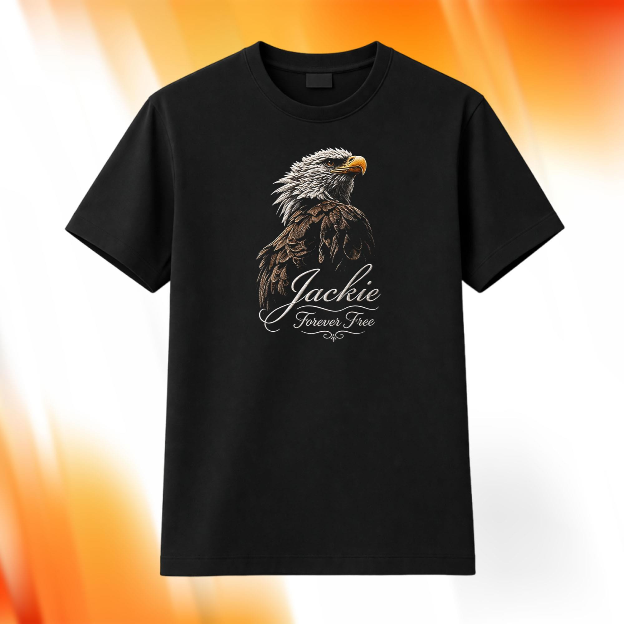 Eagle Jackie Forever Free Shirt 2026 Jackie Big Bear Merch Present For Eagle Lovers - Kdjoy