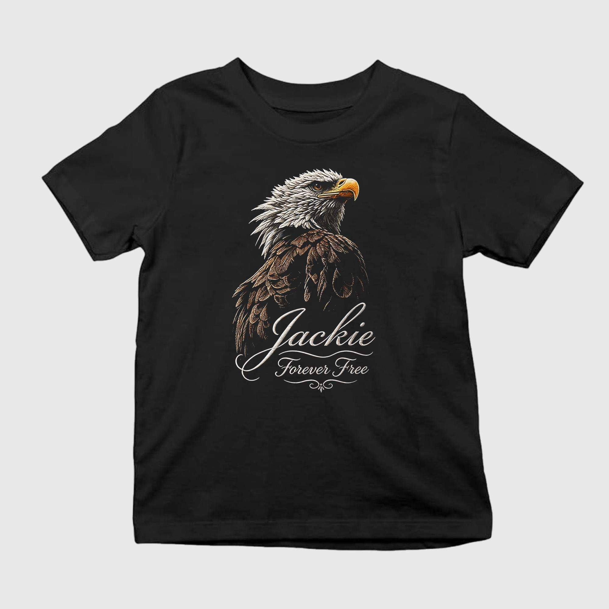 Eagle Jackie Forever Free Shirt Fan Apparel Jackie Memorial Gifts For Him Her - Kdjoy Eagle Jackie Forever Free Shirt Fan Apparel Jackie Memorial Gifts For Him Her - Kdjoy