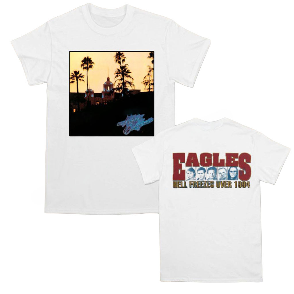 Eagles Hotel California Hell Freezes Over 1994 Tour T-Shirt Eagles Band Merch Gift For Fans - Kdjoy