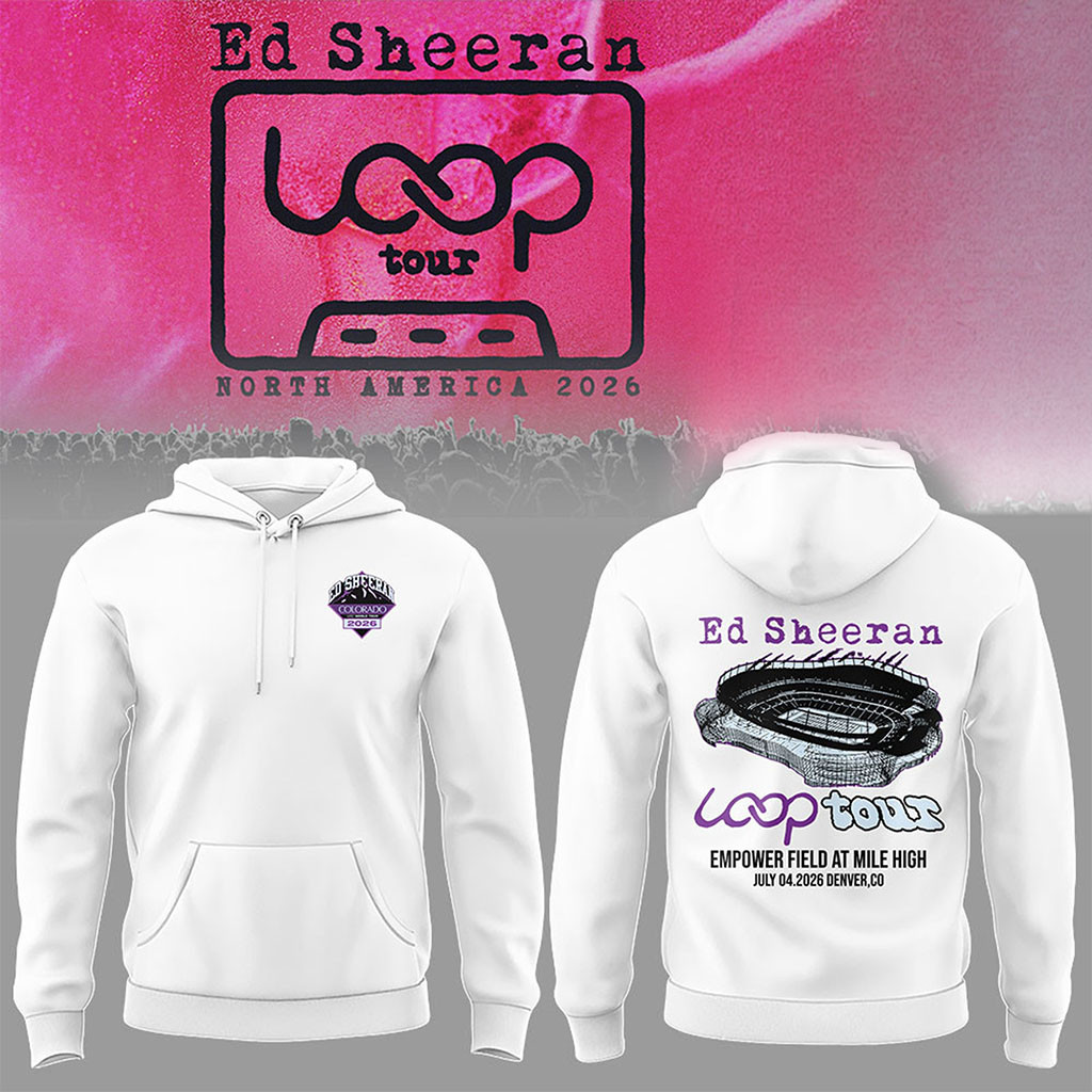 Ed Sheeran Loop Tour 2026 Denver CO Hoodie Ed Sheeran Merch Gift For Music Fans - Kdjoy