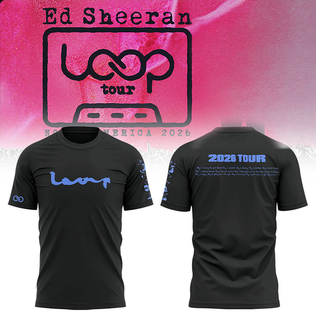 Ed Sheeran Loop Tour 2026 T-Shirt Ed Sheeran Concert Merch Gift Ideas For Music Lovers - Kdjoy Ed Sheeran Loop Tour 2026 T-Shirt Ed Sheeran Concert Merch Gift Ideas For Music Lovers - Kdjoy