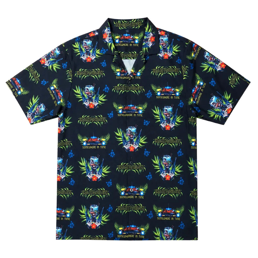 Eddie Somewhere In Time Summer 2026 Hawaiian Shirt Iron Maiden Merch Gift For Music Lovers - Kdjoy