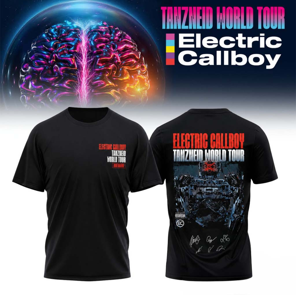 Electric Callboy Merch 2026 Tanzneid World Tour T-Shirt Best Gifts For Music Lovers - Kdjoy
