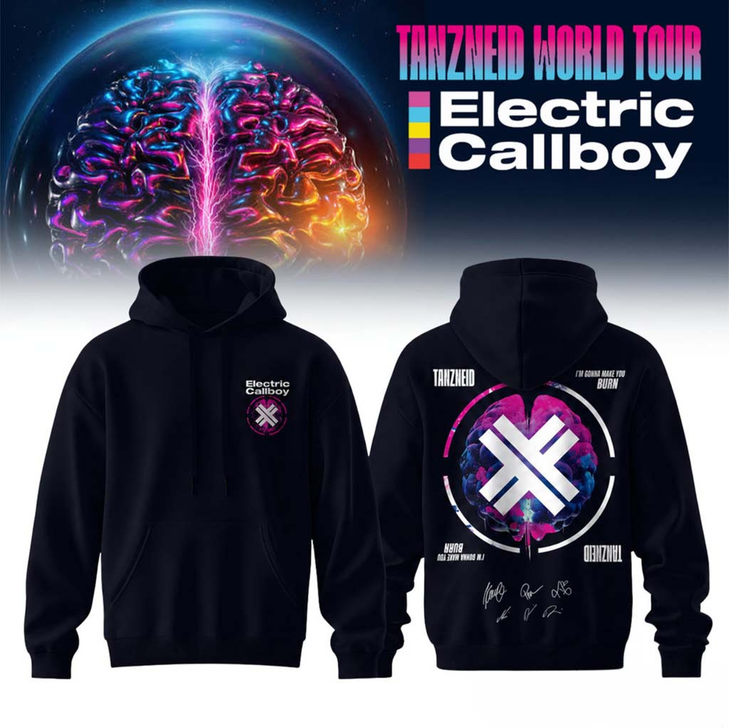 Electric Callboy Tanzneid Mindreader Graphic Hoodie Electric Callboy Merch Music Fan Apparel - Kdjoy